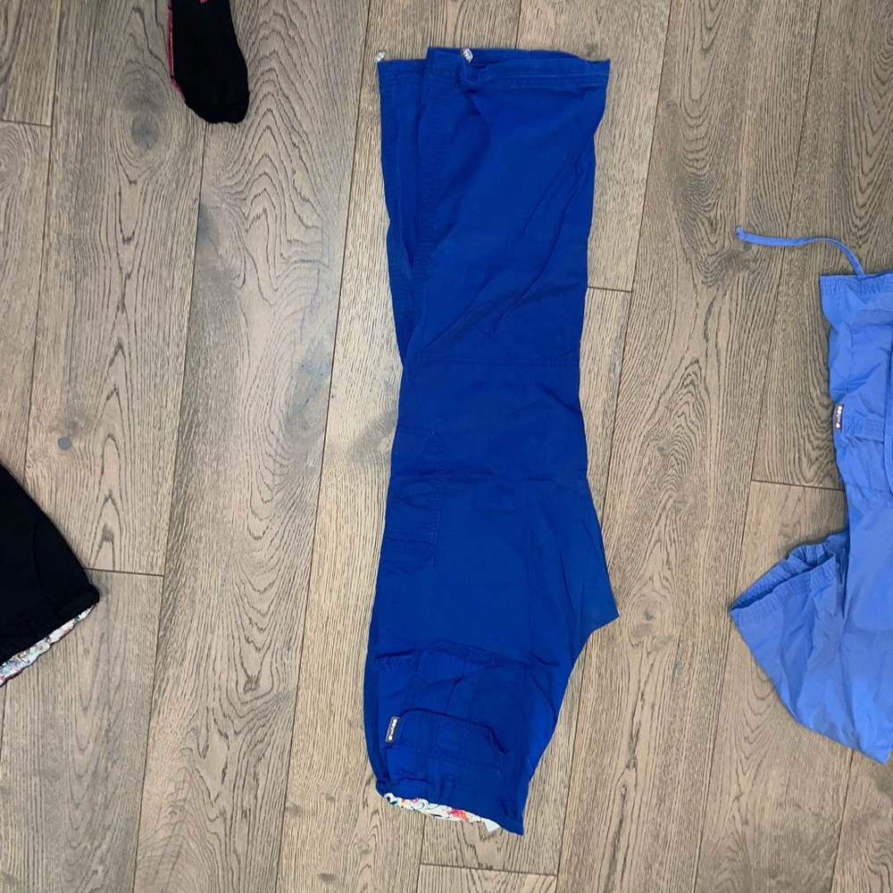 blue scrubs